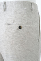 THEODORE Light Grey Single-Pleat Trousers, view 8 of 8