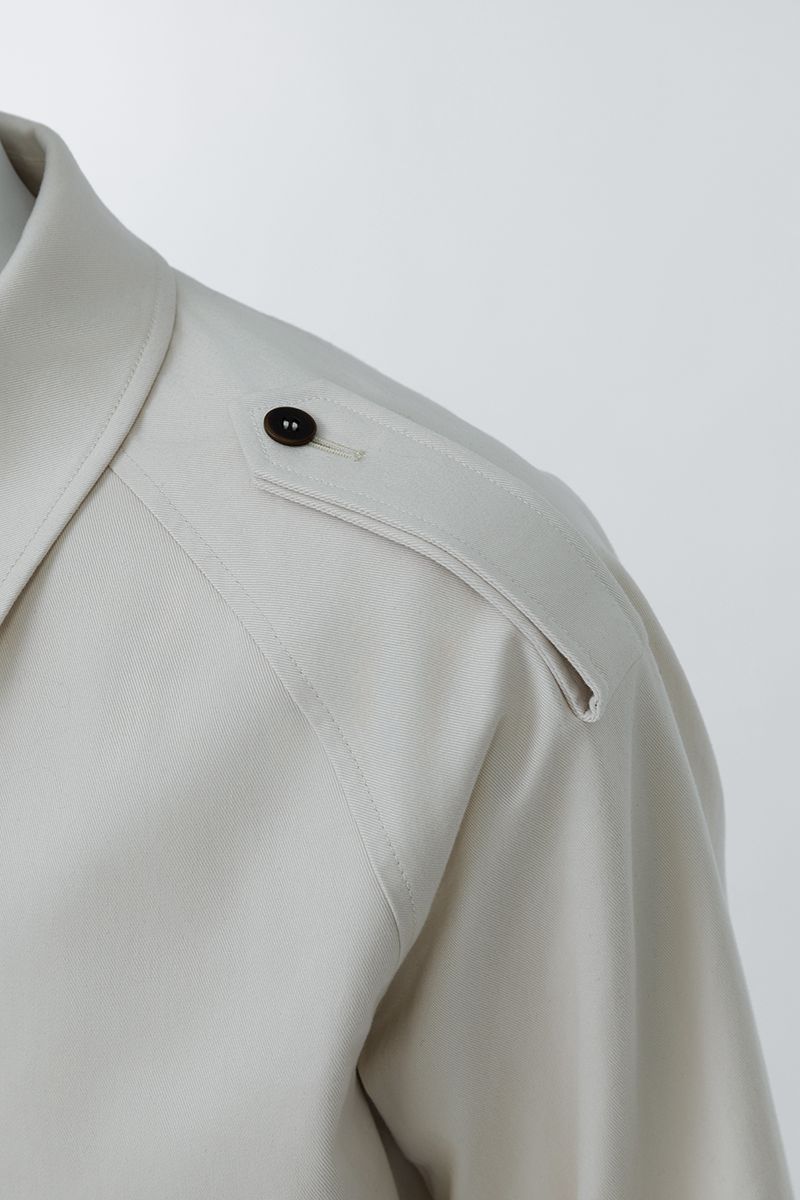 THEODORE Ivory Cotton Casual Jacket, view 3 of 4