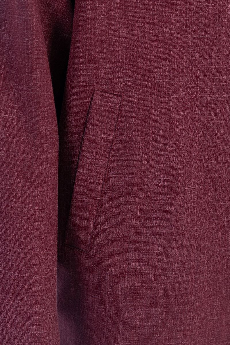 THEODORE Red Wool Casual Jacket, view 4 of 9