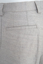 THEODORE Light Grey Wool Trousers, view 8 of 8