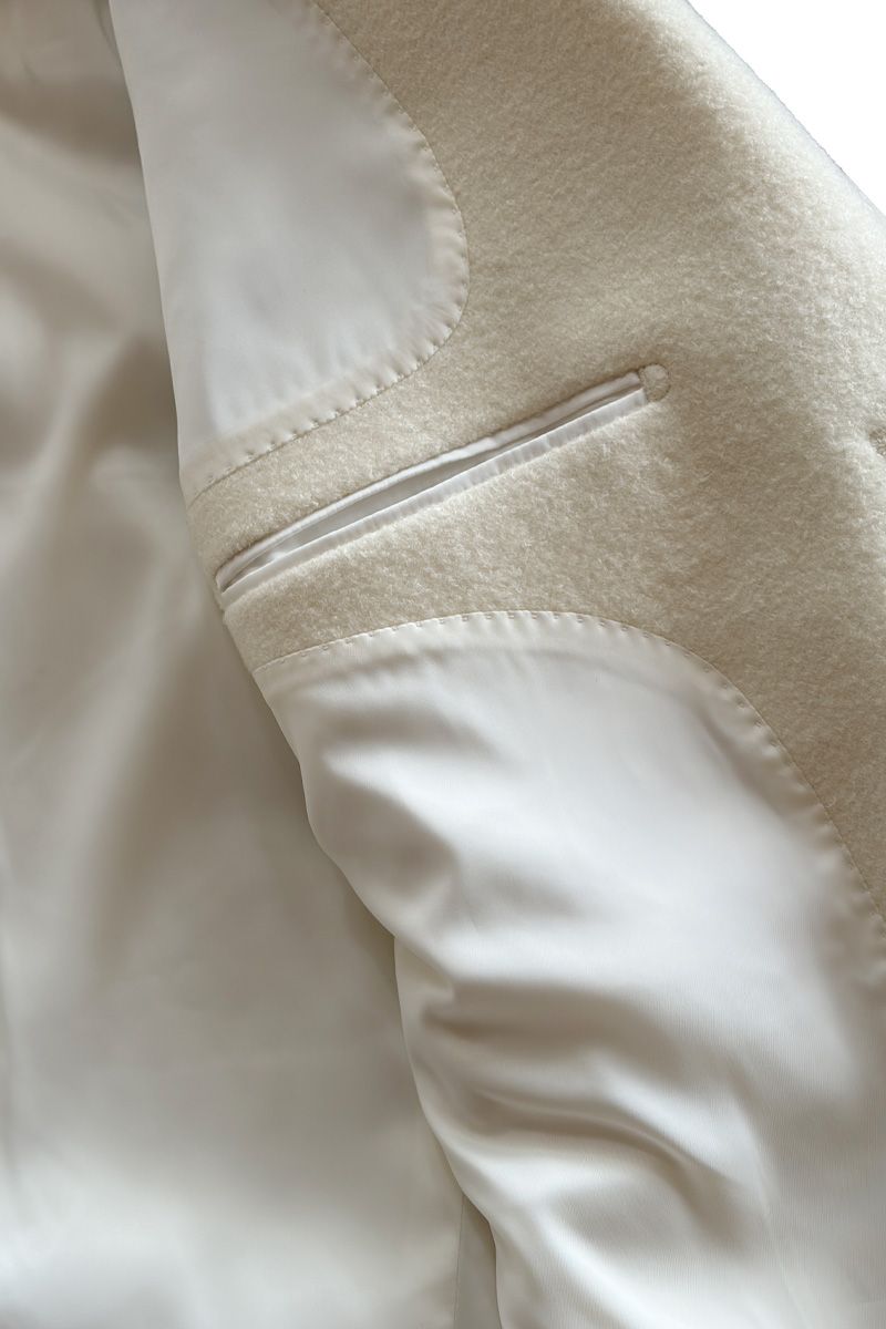 THEODORE Ivory Wool Jacket, view 6 of 8