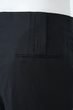 THEODORE Black Box-Pleat Wool Trousers, view 8 of 9