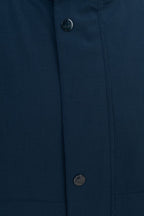 THEODORE Blue Wool Casual Jacket, view 6 of 8
