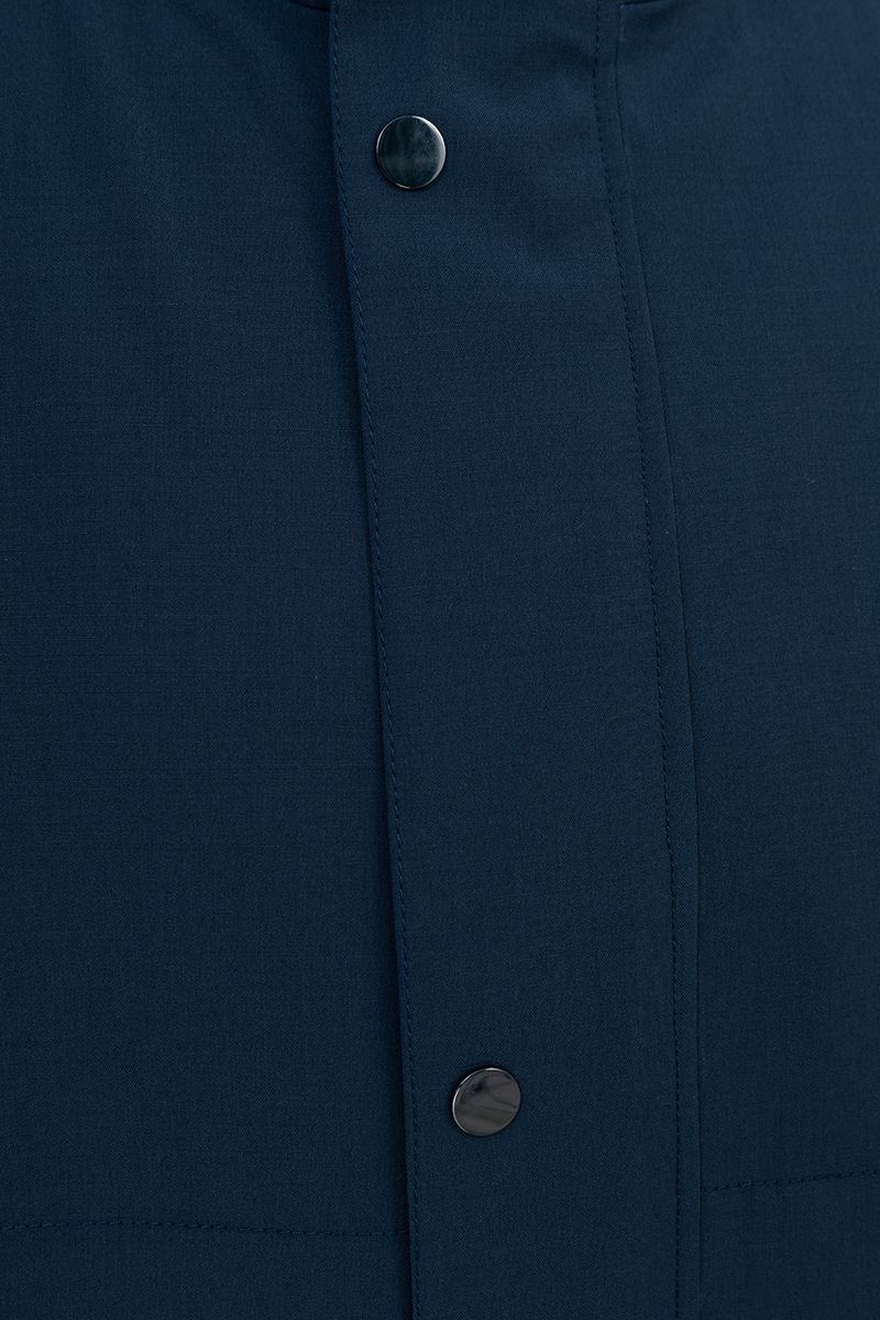 THEODORE Blue Wool Casual Jacket, view 6 of 8