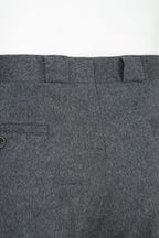 THEODORE Grey Heavyweight Wool Trousers, view 8 of 9