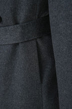 THEODORE Charcoal Wool Overcoat, view 3 of 4
