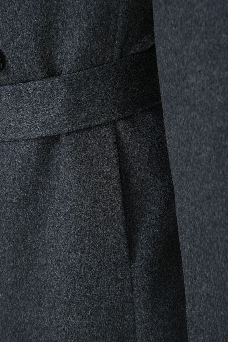 THEODORE Charcoal Wool Overcoat, view 3 of 4