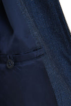 THEODORE Blue Wool Casual Jacket, view 3 of 3