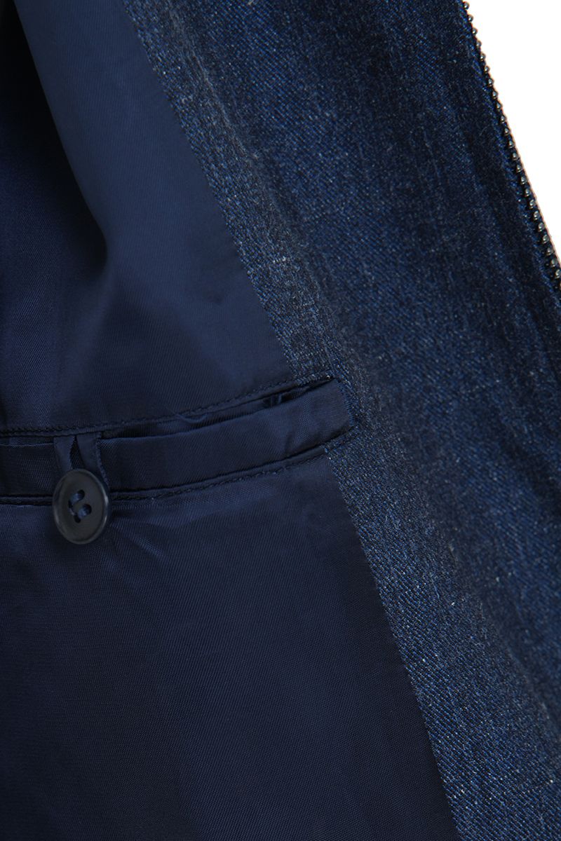 THEODORE Blue Wool Casual Jacket, view 3 of 3