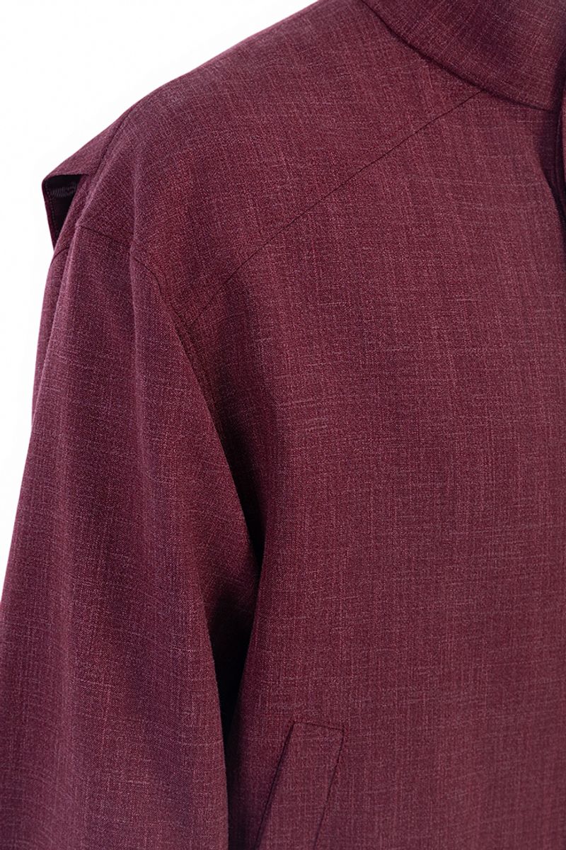 THEODORE Red Wool Casual Jacket, view 5 of 9