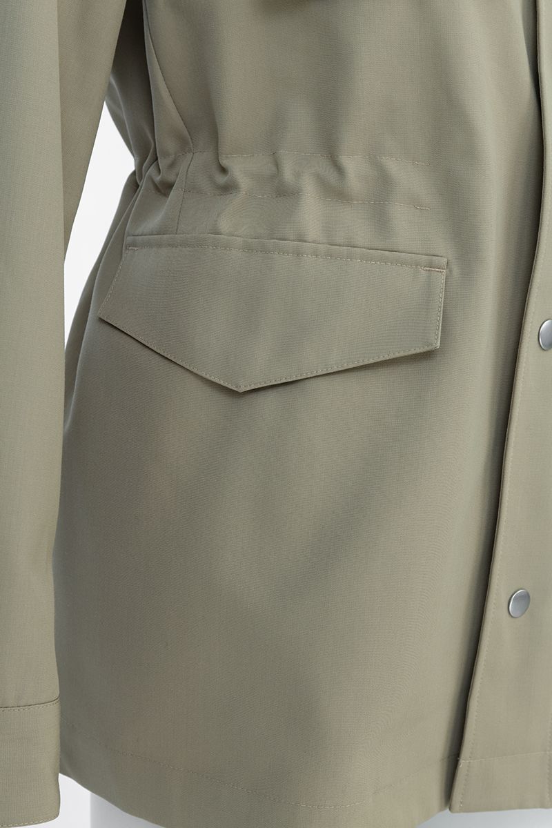 THEODORE Olive Wool Jacket, view 4 of 8