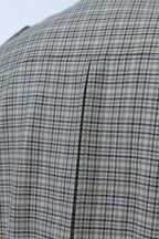THEODORE Coffee Check Wool Casual Jacket, view 4 of 5