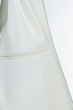 THEODORE Ivory Cotton Casual Jacket, view 4 of 4