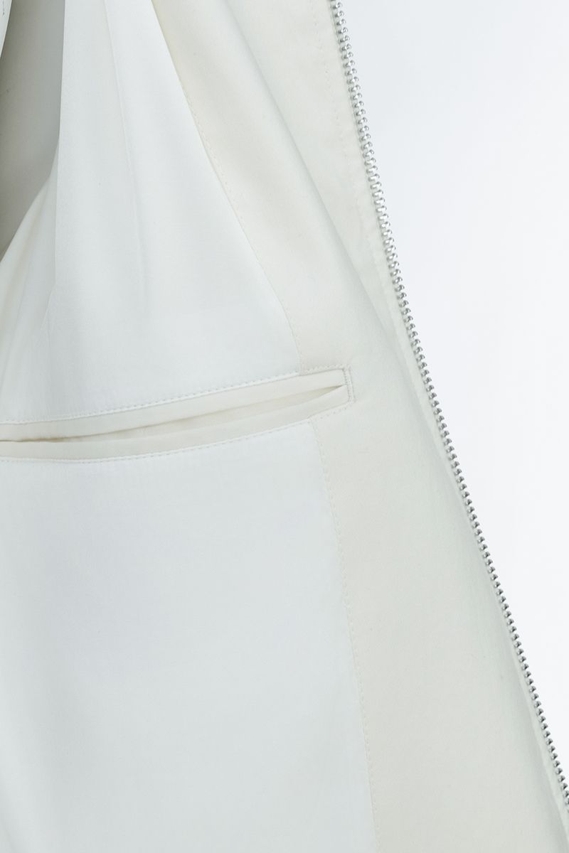 THEODORE Ivory Cotton Casual Jacket, view 4 of 4