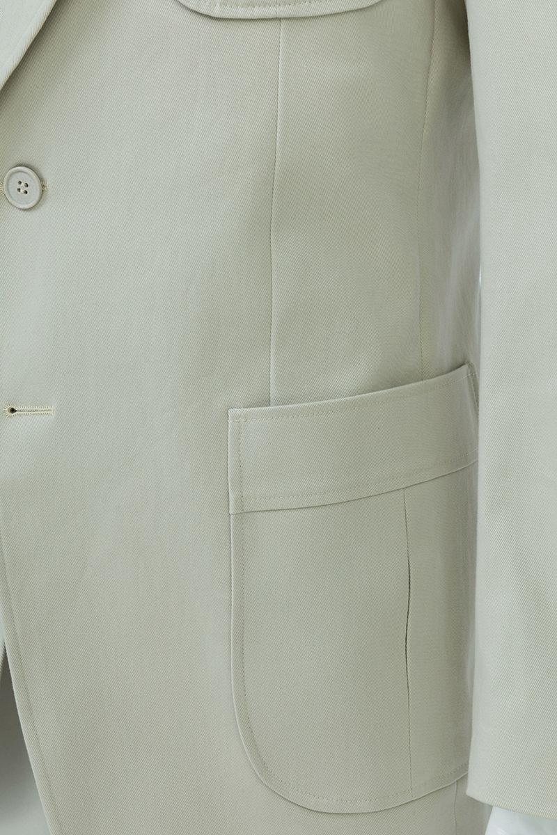 THEODORE Khaki Cotton Jacket, view 6 of 7