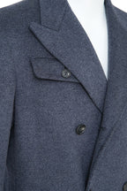 THEODORE Grey Wool Overcoat, view 4 of 5