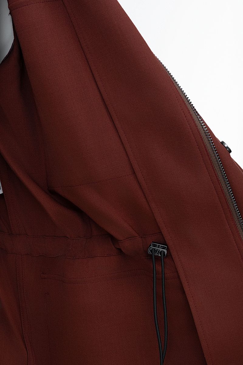 THEODORE Orange Wool Jacket, view 5 of 5