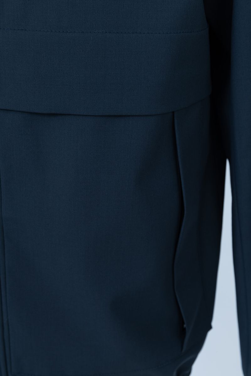 THEODORE Blue Wool Casual Jacket, view 7 of 8