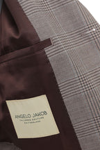 THEODORE Coffee Check Wool Casual Jacket, view 4 of 4