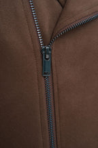 THEODORE Coffee Polyester Casual Jacket, view 3 of 4