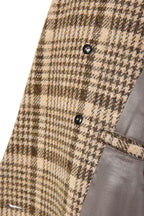 THEODORE Coffee Check Wool Trench Coat, view 5 of 5
