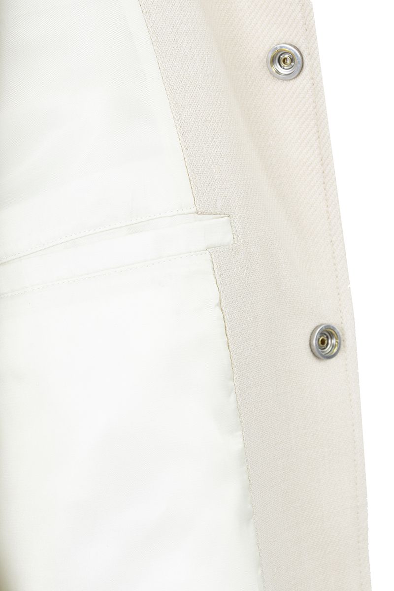 THEODORE Ivory Wool Gilet, view 7 of 7