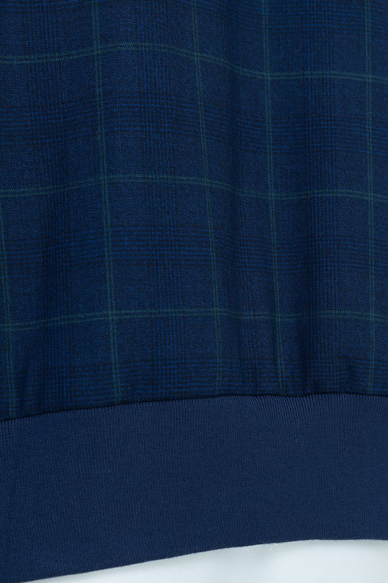 THEODORE Blue Check Wool Casual Jacket, view 5 of 6