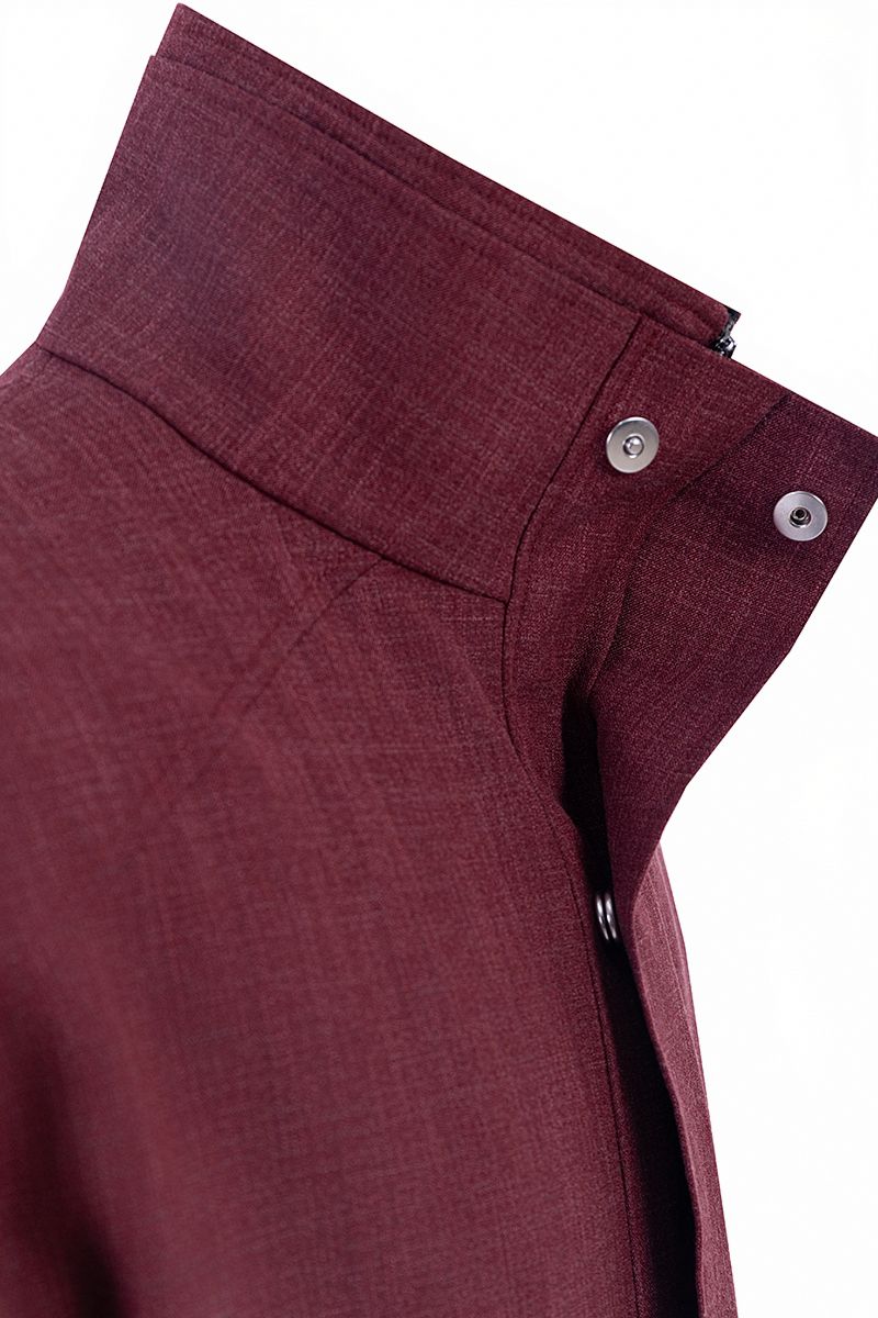 THEODORE Red Wool Casual Jacket, view 6 of 9