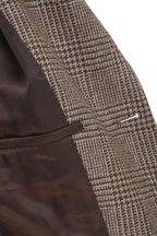 THEODORE Brown Check Wool Casual Jacket, view 3 of 3