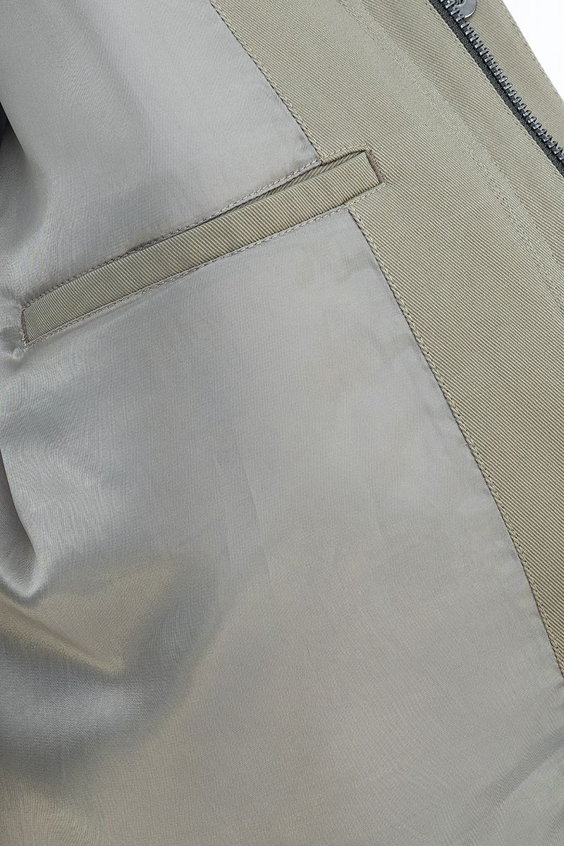 THEODORE Khaki Cotton Casual Jacket, view 5 of 5