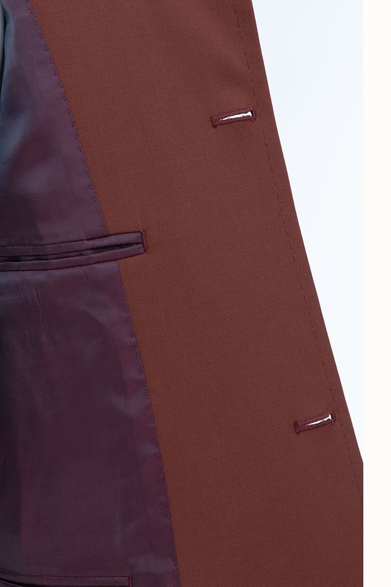 THEODORE Red Wool Casual Jacket, view 5 of 5