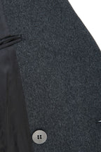 THEODORE Charcoal Wool Overcoat, view 4 of 4