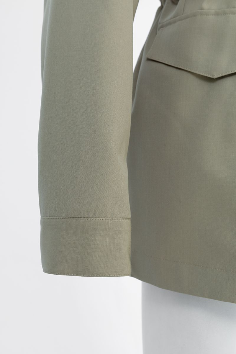 THEODORE Olive Wool Jacket, view 5 of 8