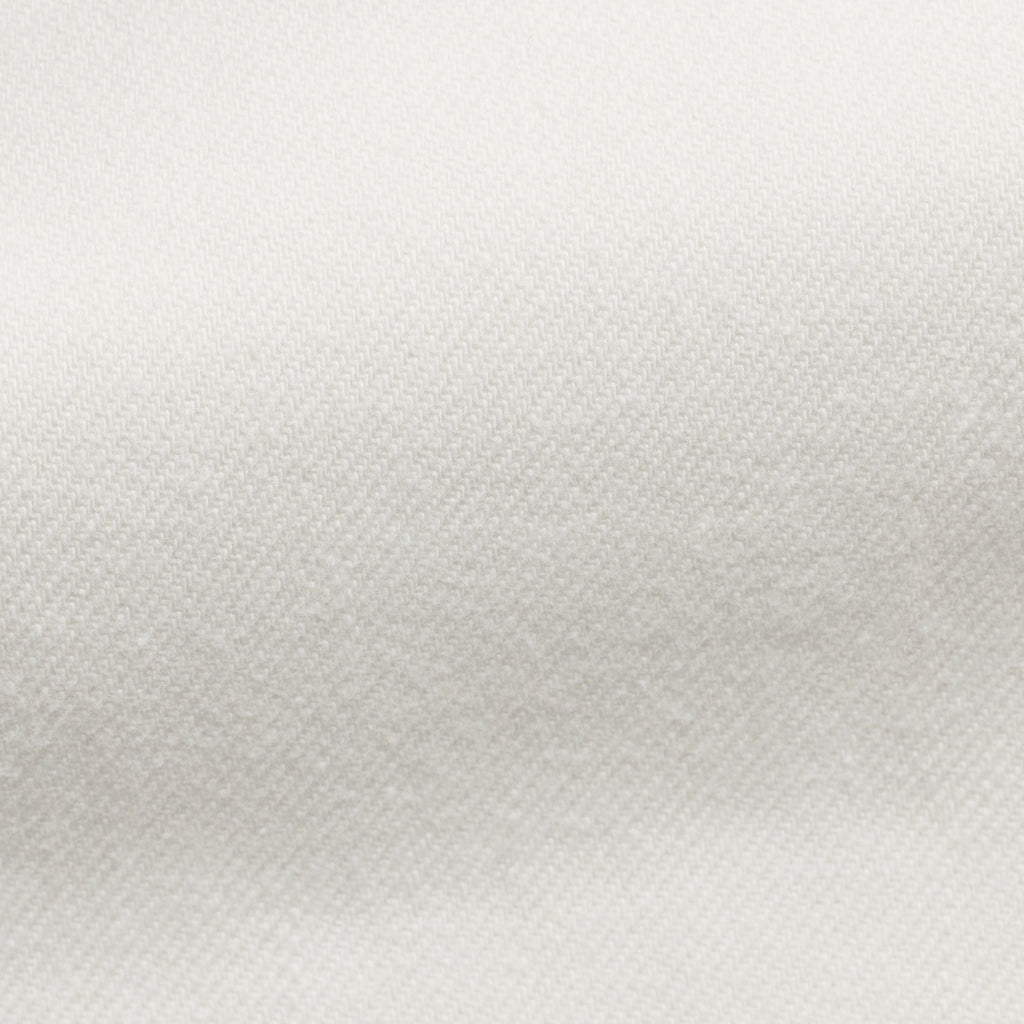 Off White Twill Stretch Jeans, close-up of the twill fabric weave