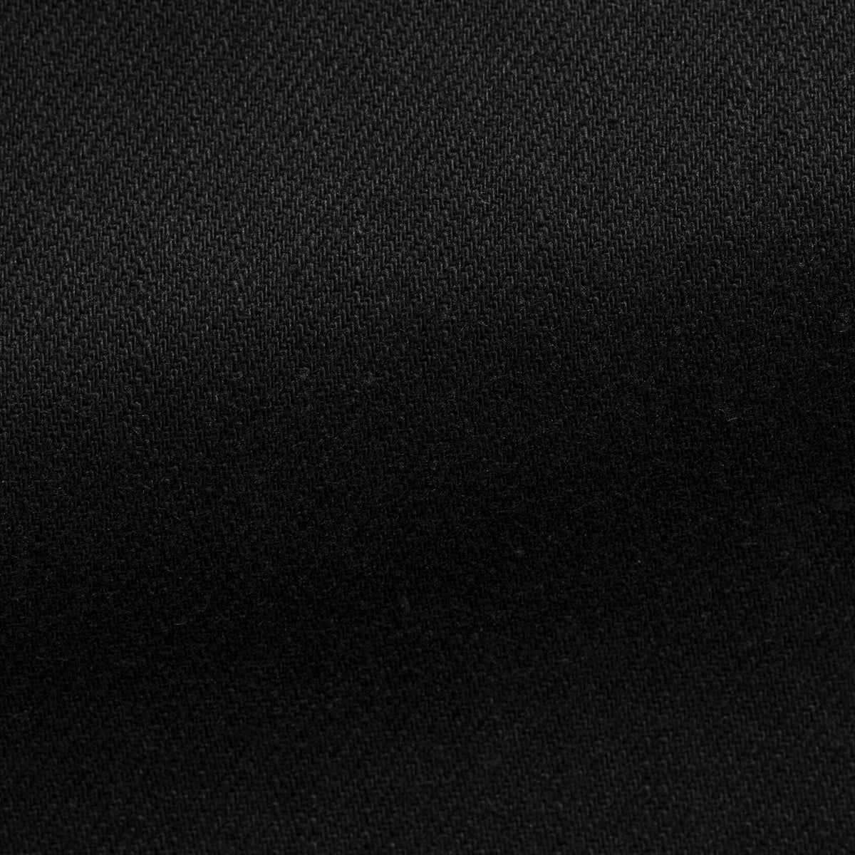 Black Twill Stretch Pants, close-up of the twill fabric weave