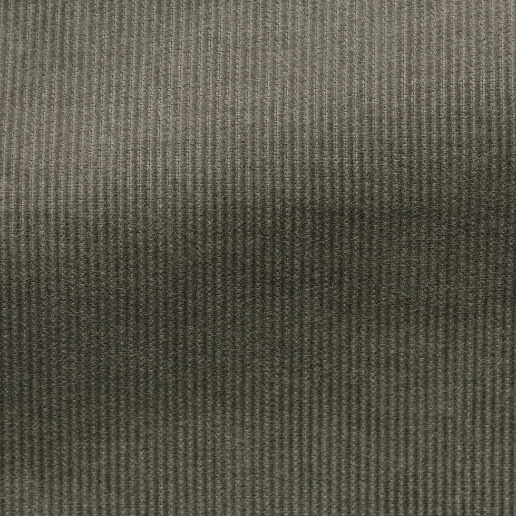 Dusty Olive Corduroy Stretch Pants, close-up of the corduroy fabric weave