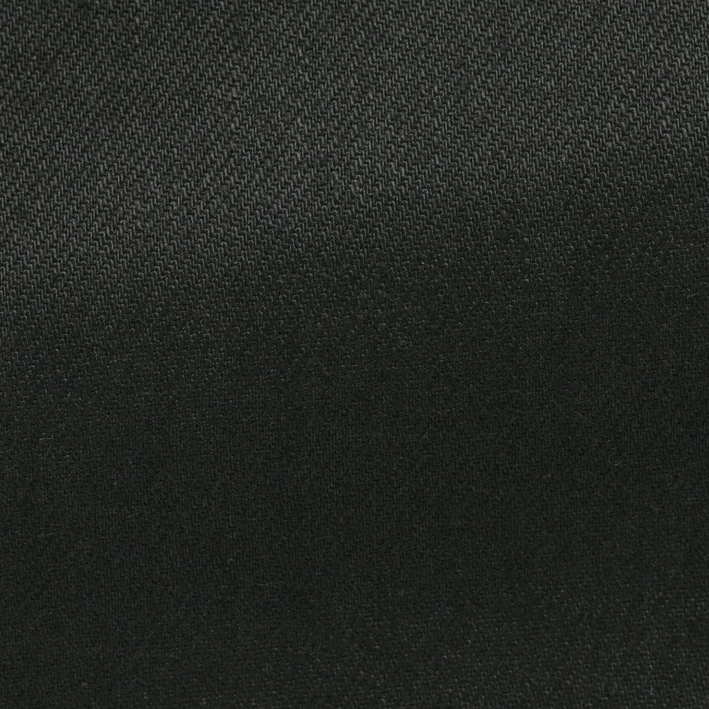 Bottle Green Twill Stretch Pants, close-up of the twill fabric weave