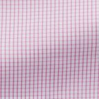 Pink Mini Check Shirt fabric close-up showing the check pattern