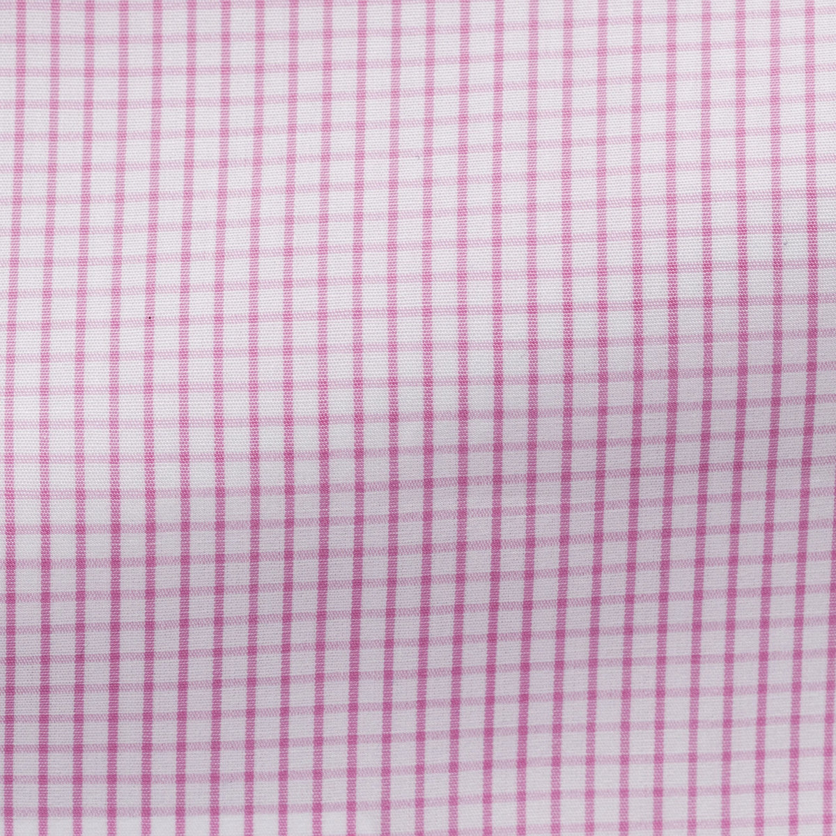Pink Mini Check Shirt fabric close-up showing the check pattern