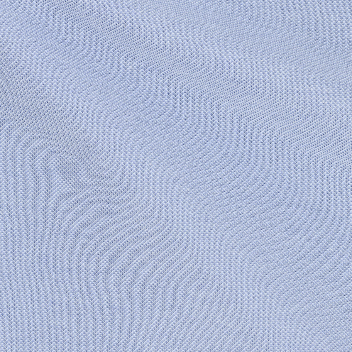 Mid Blue Popover Shirt fabric close-up showing the woven texture