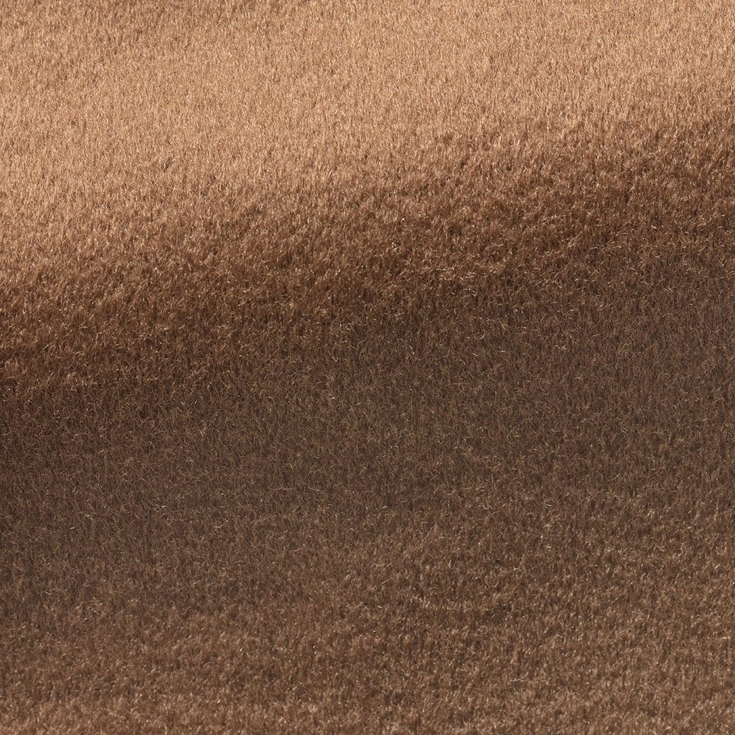 Close-up of the Lexington Double Breasted Camel Fine Wool Overcoat fabric weave