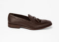 Painted Calf Loafers, single tasselled loafer shown in side profile