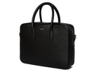 Timothy briefcase shown at a three-quarter angle with handles raised