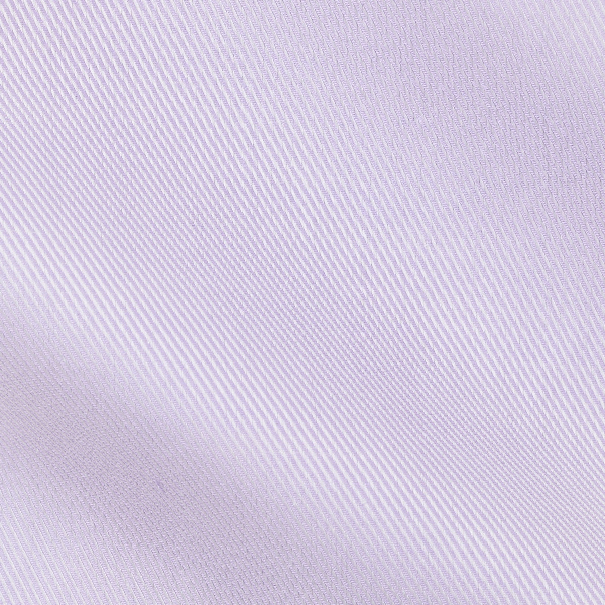 Close-up of the lilac twill fabric's diagonal weave texture