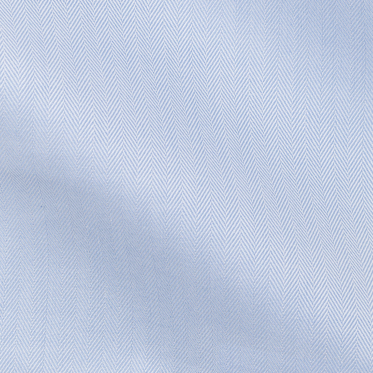 Close-up of the light blue herringbone weave fabric texture
