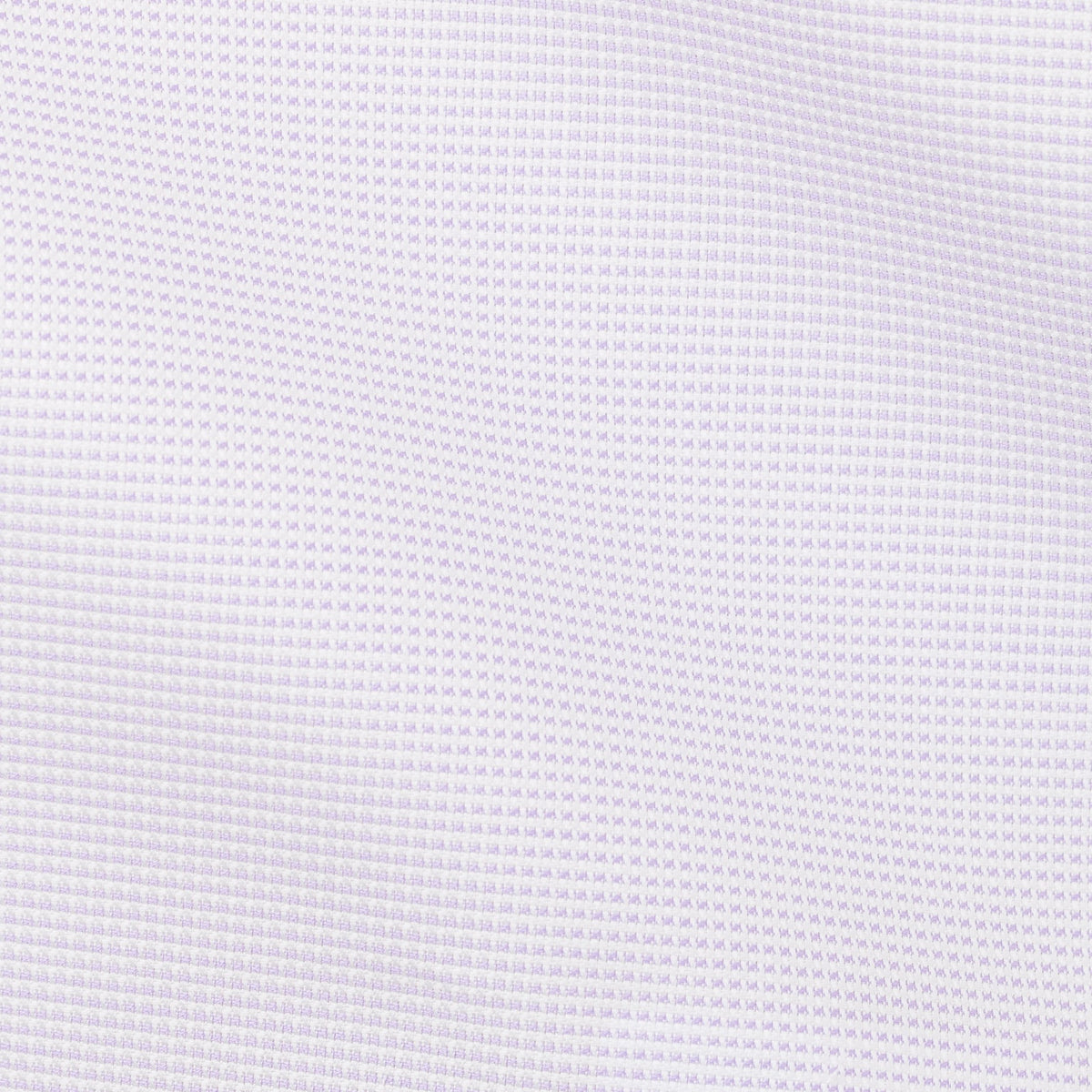 Close-up of the lilac Royal Oxford weave, showing its dotted texture