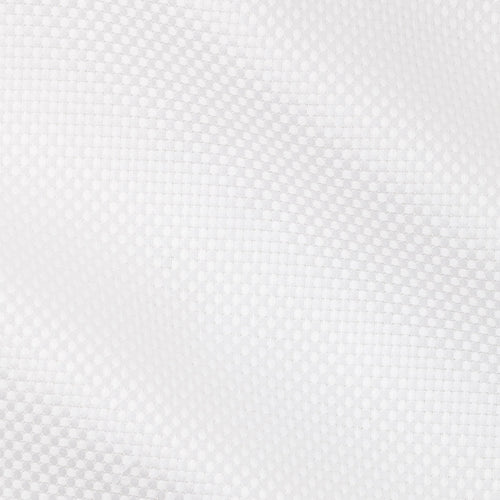 Close-up of the dobby weave texture on the Dobby White Shirt fabric