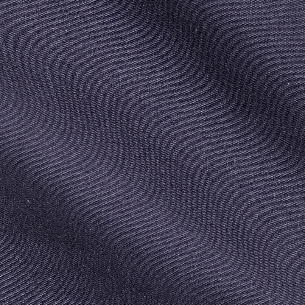 Close-up of the woven texture on the Stretch Dark Blue Shirt fabric