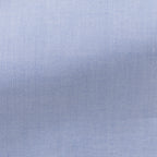 Extreme close-up of the Oxford Mid Blue Shirt's woven fabric texture