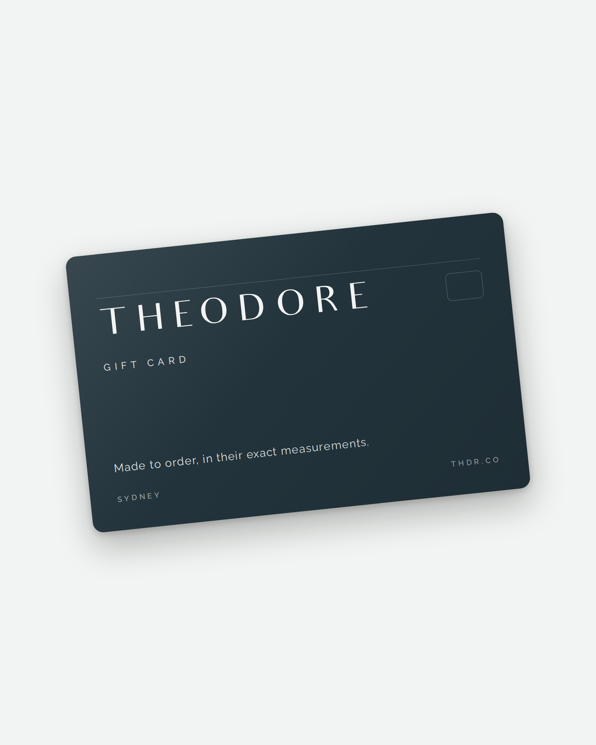 THEODORE gift card